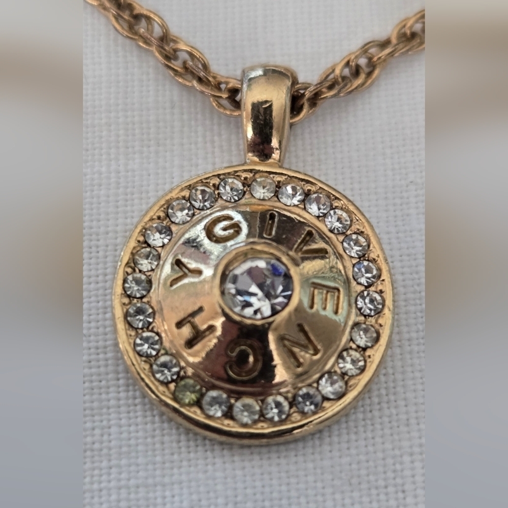 Vtg Givenchy Gold Tone Necklace